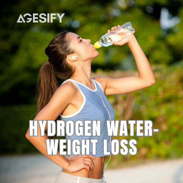 Hydrogen water bottle supporting fat loss and metabolic health with cellular hydration