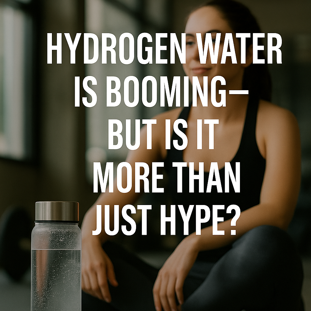 Hydrogen water bottle trend and research on real health benefits