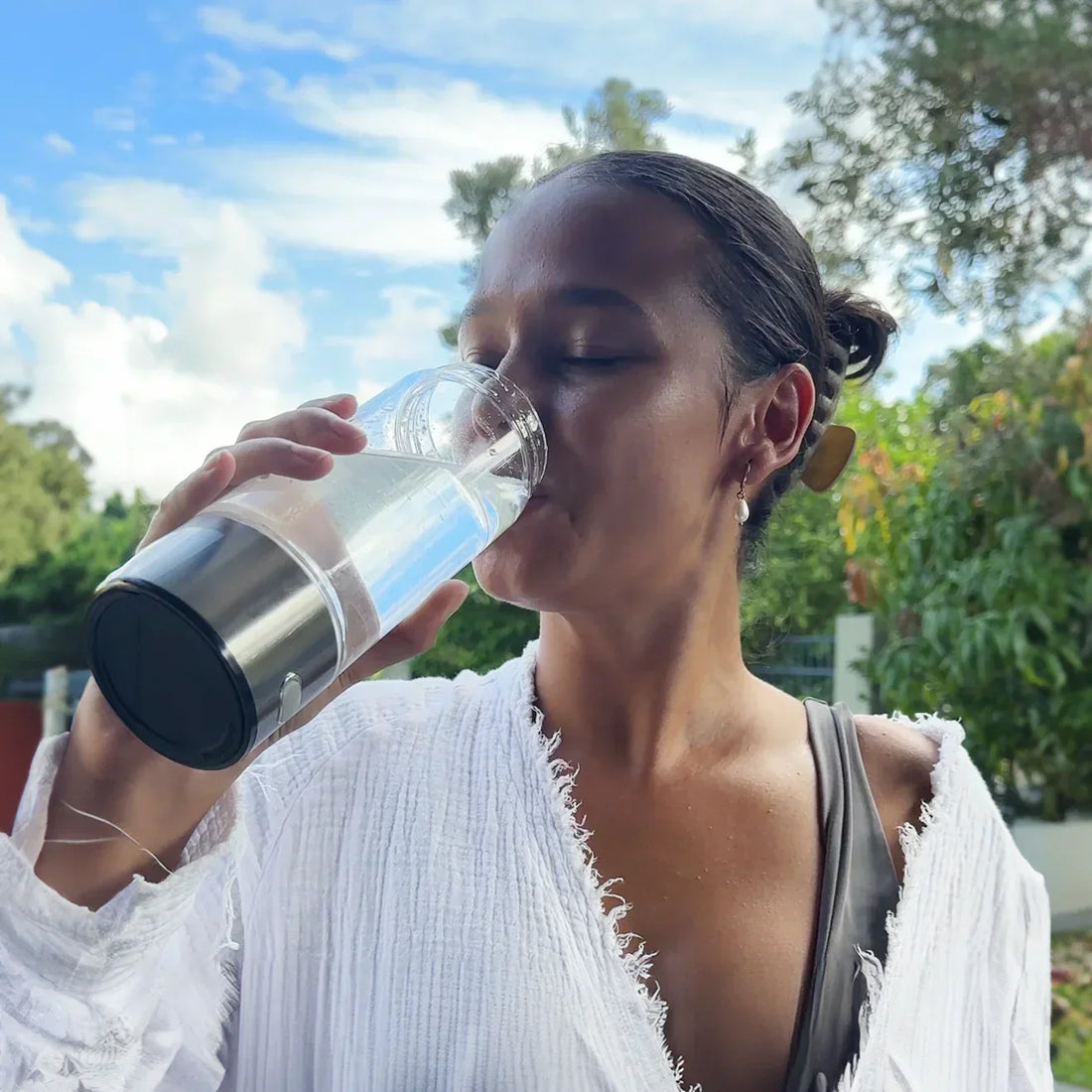 Hydrogen-rich water bottle benefits for energy, inflammation, and cellular vitality